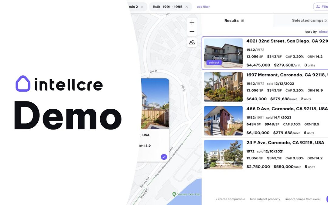 IntellCRE AI-Powered Real Estate Investment Analysis and Underwriting Software