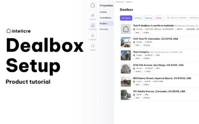 How to use Dealbox Lead Capture and Deal Data Sourcing (IntellCRE Product Tutorial)