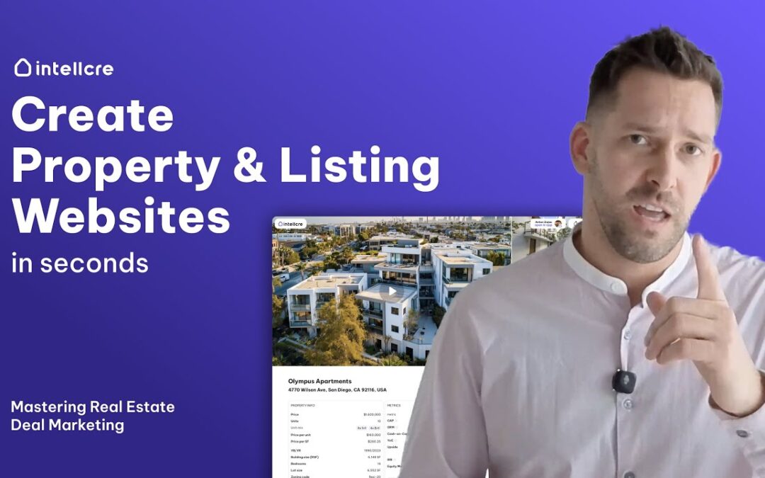 How to Create a Professional Property or Listing Website for Commercial Real Estate (in 2025)
