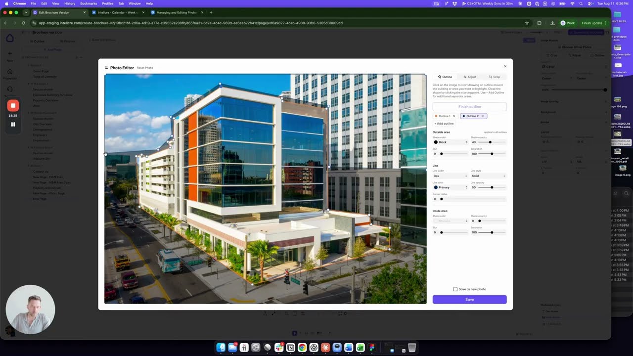 intellcre-photo-editor-photo-library-brochure-builder IntellCRE photo library and photo editor for creating brochure photo pages